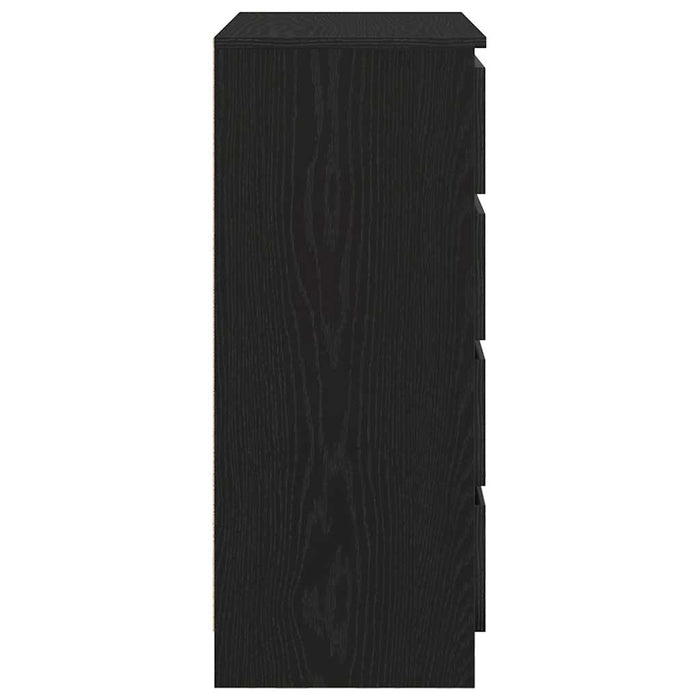 Bufetă cu sertare Stejar negru 71x35x84 cm Lemn prelucrat - WALTI WALTI