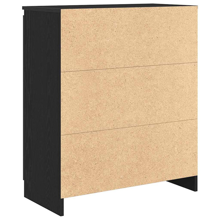 Bufetă cu sertare Stejar negru 71x35x84 cm Lemn prelucrat - WALTI WALTI