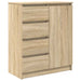 Bufetă cu sertare Stejar Sonoma 71x35x84 cm Lemn prelucrat - WALTI WALTI