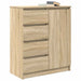 Bufetă cu sertare Stejar Sonoma 71x35x84 cm Lemn prelucrat - WALTI WALTI
