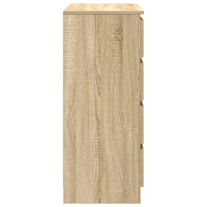 Bufetă cu sertare Stejar Sonoma 71x35x84 cm Lemn prelucrat - WALTI WALTI