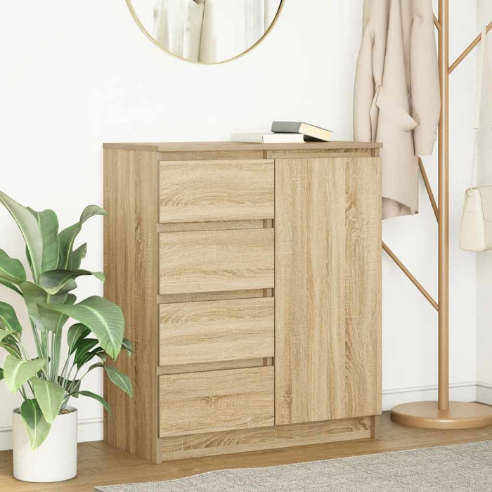 Bufetă cu sertare Stejar Sonoma 71x35x84 cm Lemn prelucrat - WALTI WALTI