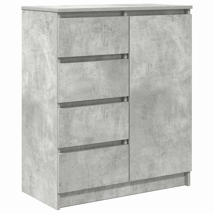 Bufetă cu sertare Gri beton 71x35x84 cm Lemn prelucrat - WALTI WALTI