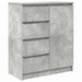 Bufetă cu sertare Gri beton 71x35x84 cm Lemn prelucrat - WALTI WALTI