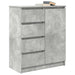 Bufetă cu sertare Gri beton 71x35x84 cm Lemn prelucrat - WALTI WALTI