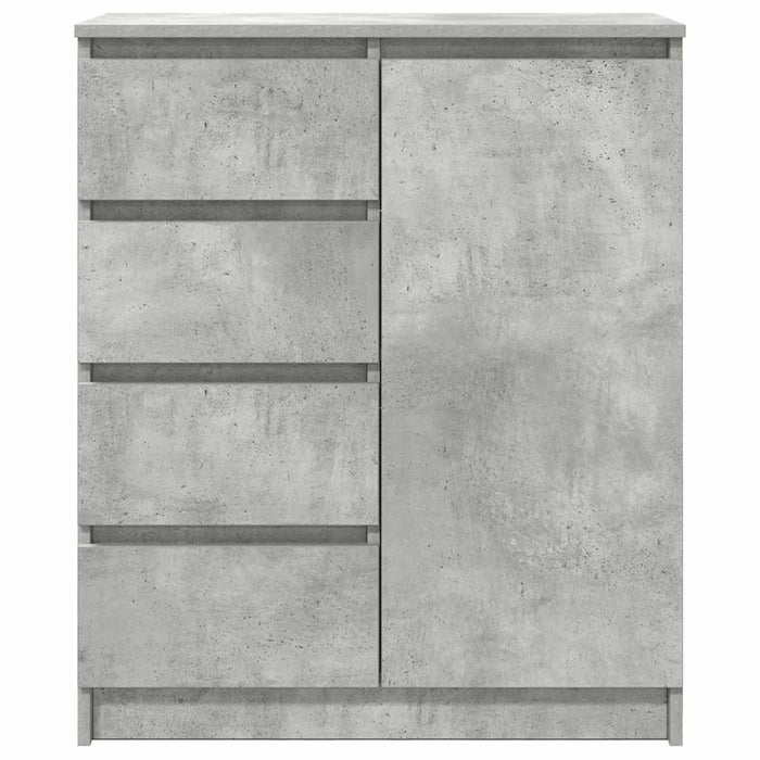 Bufetă cu sertare Gri beton 71x35x84 cm Lemn prelucrat - WALTI WALTI