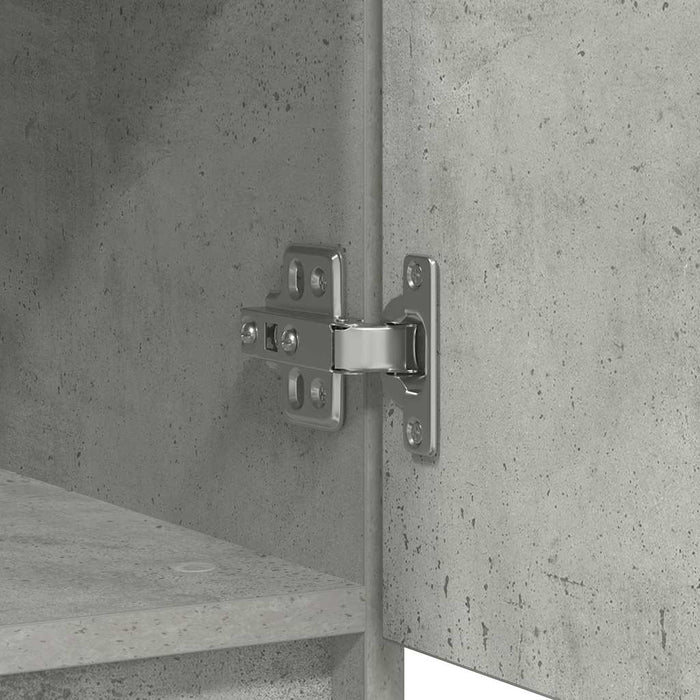 Bufetă cu sertare Gri beton 71x35x84 cm Lemn prelucrat - WALTI WALTI