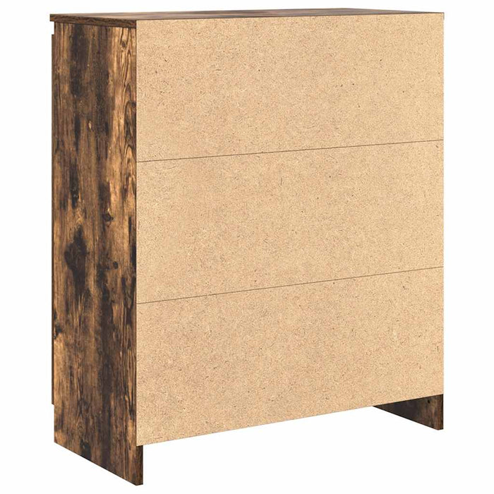 Bufetă cu sertare Stejar afumat 71x35x84 cm Lemn prelucrat - WALTI WALTI