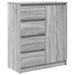 Bufetă cu sertare Gri Sonoma 71x35x84 cm Lemn prelucrat - WALTI WALTI