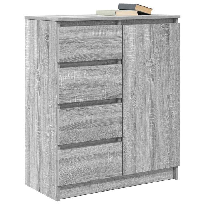 Bufetă cu sertare Gri Sonoma 71x35x84 cm Lemn prelucrat - WALTI WALTI