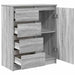 Bufetă cu sertare Gri Sonoma 71x35x84 cm Lemn prelucrat - WALTI WALTI