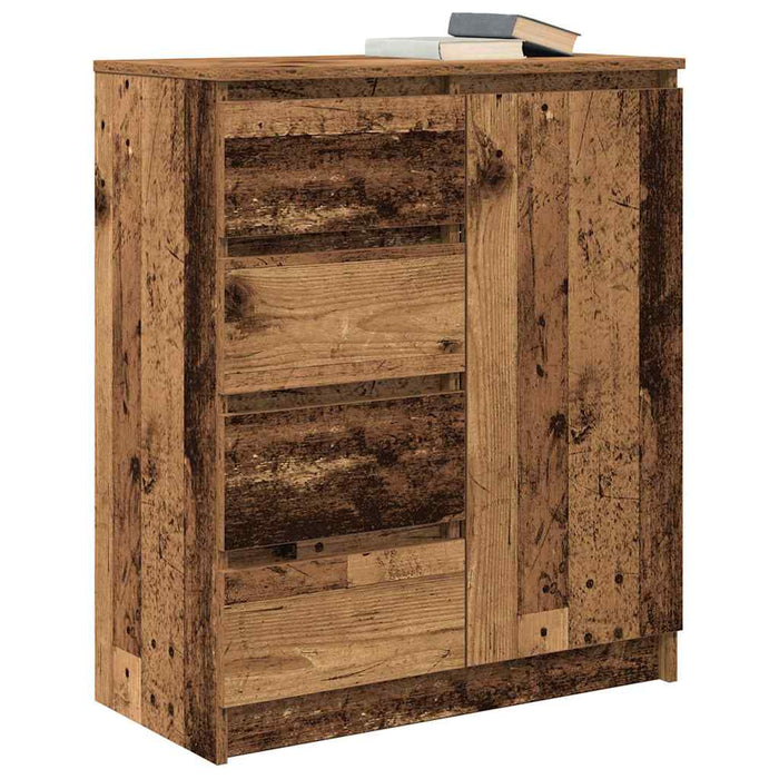 Bufetă cu sertare Lemn vechi 71x35x84 cm Lemn prelucrat - WALTI WALTI