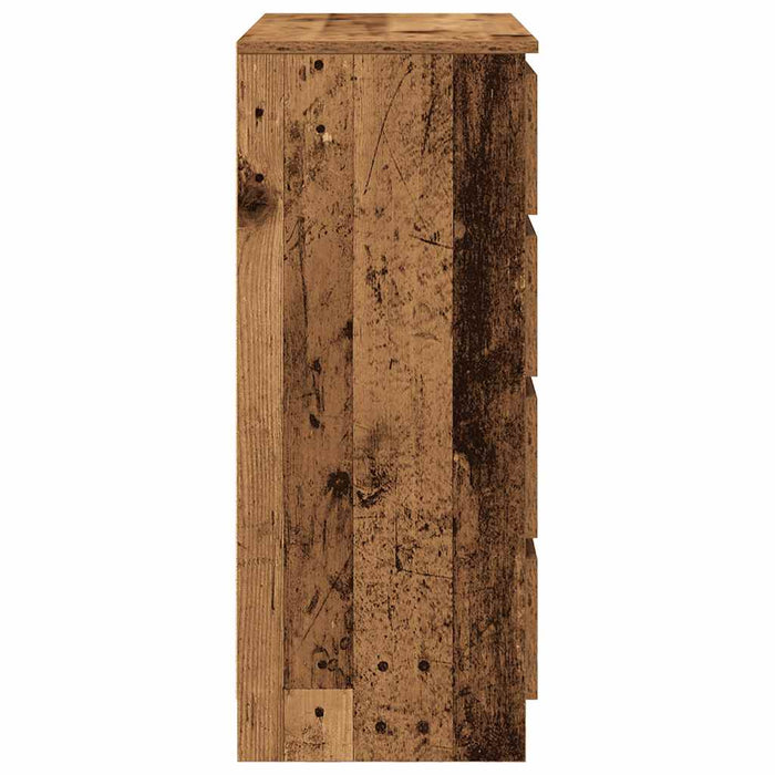 Bufetă cu sertare Lemn vechi 71x35x84 cm Lemn prelucrat - WALTI WALTI