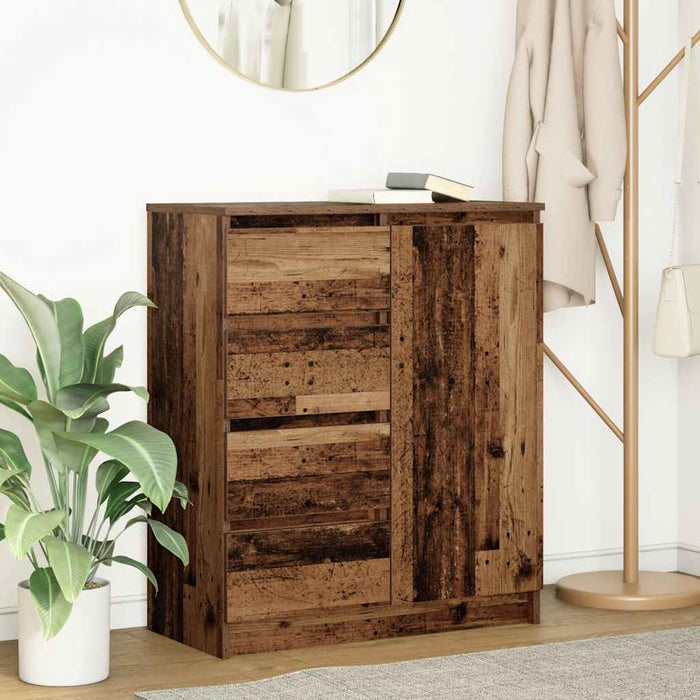 Bufetă cu sertare Lemn vechi 71x35x84 cm Lemn prelucrat - WALTI WALTI
