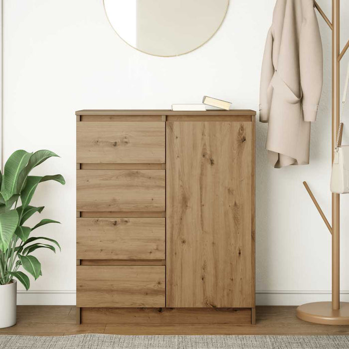 Bufetă cu sertare Stejar Artisan 71x35x84 cm Lemn prelucrat - WALTI WALTI