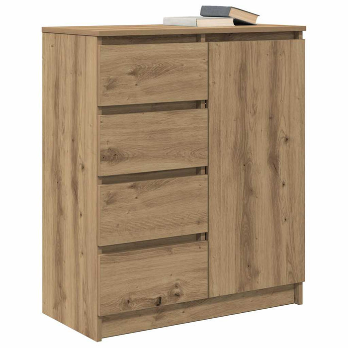 Bufetă cu sertare Stejar Artisan 71x35x84 cm Lemn prelucrat - WALTI WALTI