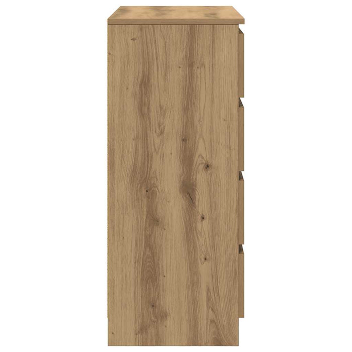 Bufetă cu sertare Stejar Artisan 71x35x84 cm Lemn prelucrat - WALTI WALTI