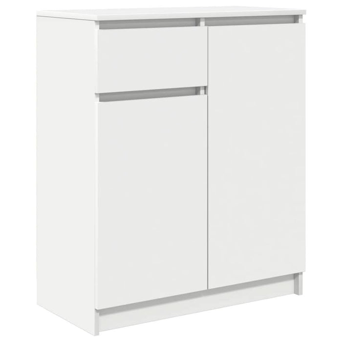 Bufetă cu sertar alb 71x35x84 cm din lemn prelucrat - WALTI WALTI