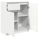 Bufetă cu sertar alb 71x35x84 cm din lemn prelucrat - WALTI WALTI