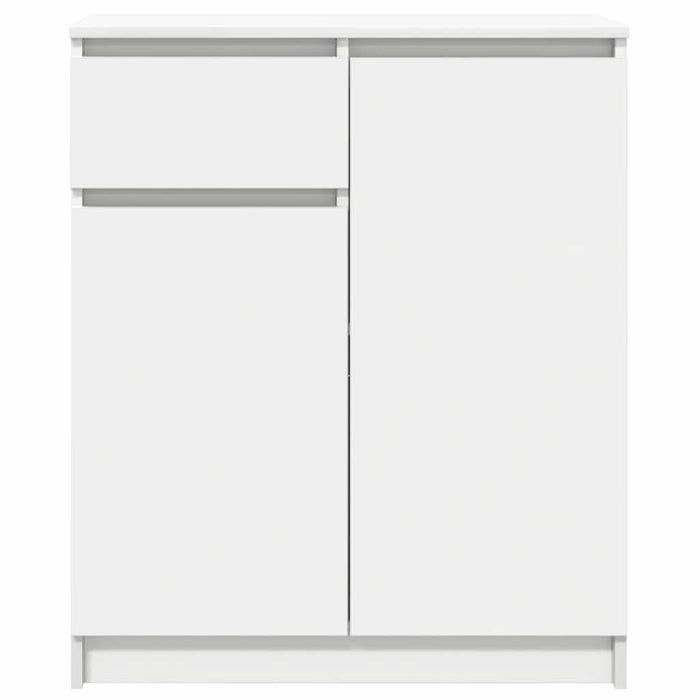 Bufetă cu sertar alb 71x35x84 cm din lemn prelucrat - WALTI WALTI