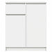 Bufetă cu sertar alb 71x35x84 cm din lemn prelucrat - WALTI WALTI