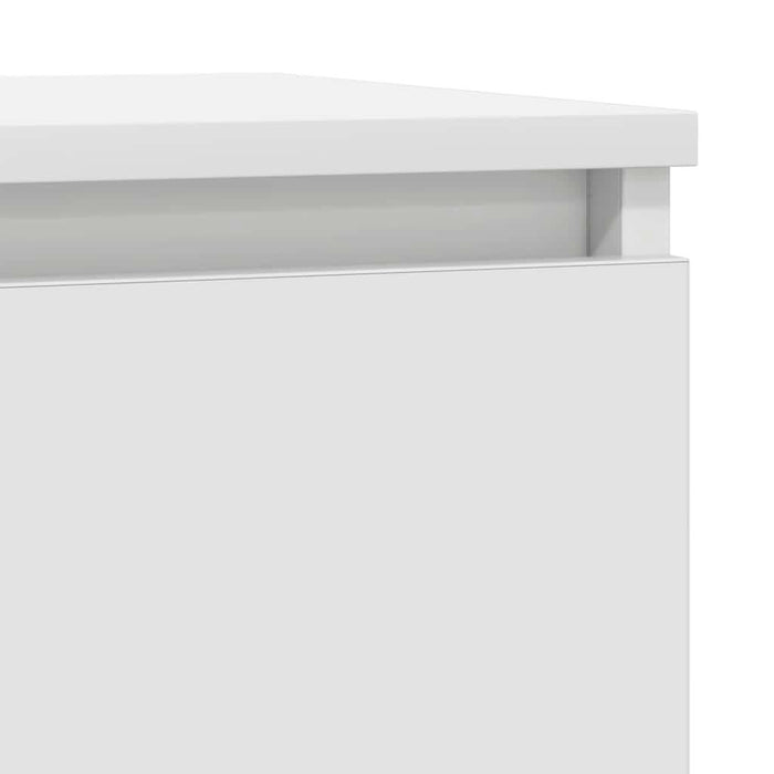 Bufetă cu sertar alb 71x35x84 cm din lemn prelucrat - WALTI WALTI