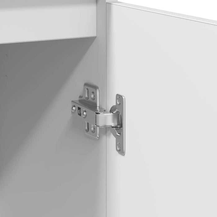 Bufetă cu sertar alb 71x35x84 cm din lemn prelucrat - WALTI WALTI