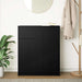 Bufetă cu sertar Stejar negru 71x35x84 cm Lemn prelucrat - WALTI WALTI