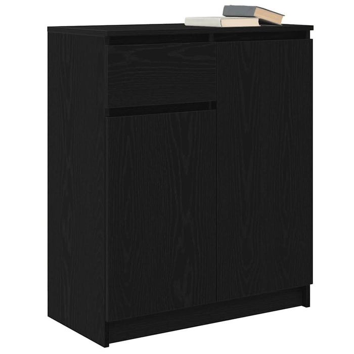 Bufetă cu sertar Stejar negru 71x35x84 cm Lemn prelucrat - WALTI WALTI