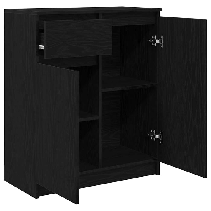 Bufetă cu sertar Stejar negru 71x35x84 cm Lemn prelucrat - WALTI WALTI