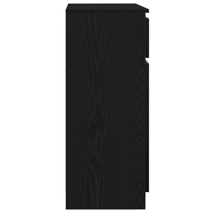Bufetă cu sertar Stejar negru 71x35x84 cm Lemn prelucrat - WALTI WALTI