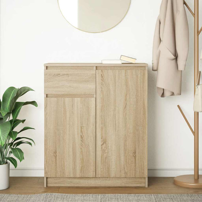 Bufetă cu sertar Stejar Sonoma 71x35x84 cm Lemn prelucrat - WALTI WALTI