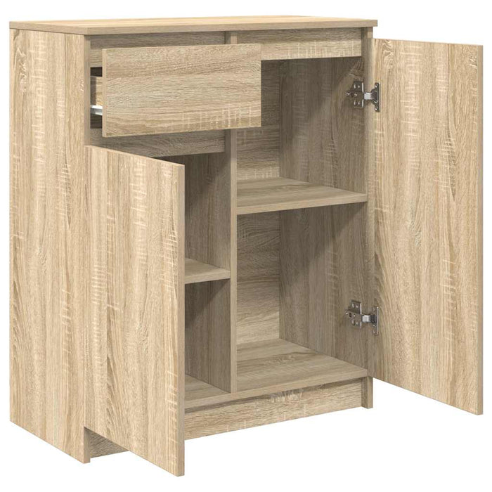 Bufetă cu sertar Stejar Sonoma 71x35x84 cm Lemn prelucrat - WALTI WALTI