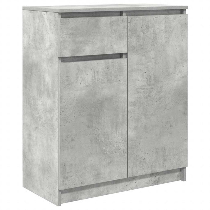 Bufetă cu sertar Gri Beton 71x35x84 cm Lemn prelucrat - WALTI WALTI