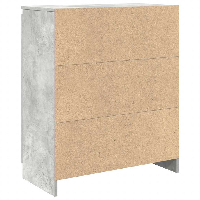 Bufetă cu sertar Gri Beton 71x35x84 cm Lemn prelucrat - WALTI WALTI