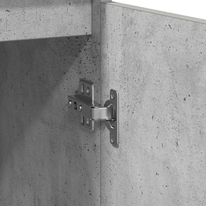 Bufetă cu sertar Gri Beton 71x35x84 cm Lemn prelucrat - WALTI WALTI