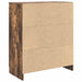 Bufetă cu sertar stejar afumat 71x35x84 cm lemn de stratificat - WALTI WALTI