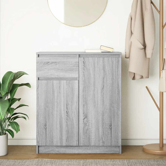 Bufetă cu sertar Gri Sonoma 71x35x84 cm Lemn prelucrat - WALTI WALTI
