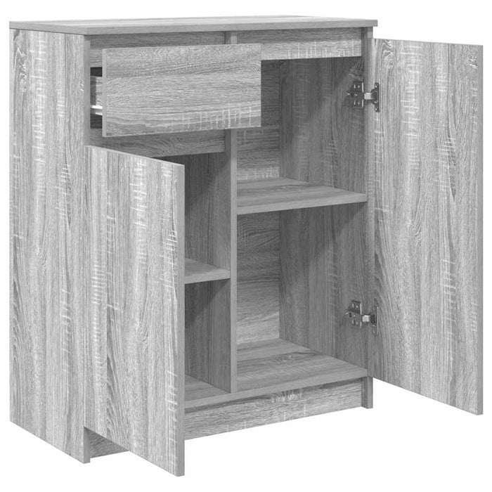Bufetă cu sertar Gri Sonoma 71x35x84 cm Lemn prelucrat - WALTI WALTI