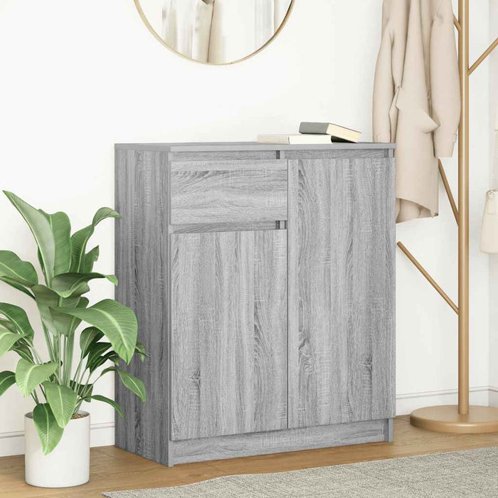 Bufetă cu sertar Gri Sonoma 71x35x84 cm Lemn prelucrat - WALTI WALTI