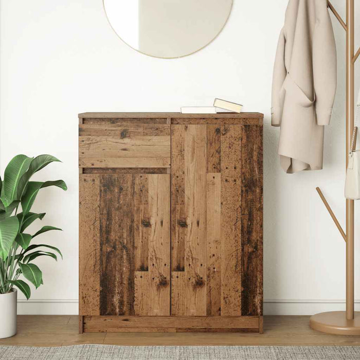 Bufetă cu sertar Lemn vechi 71x35x84 cm Lemn prelucrat - WALTI WALTI