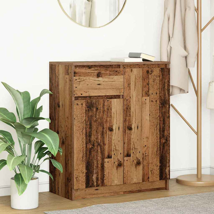 Bufetă cu sertar Lemn vechi 71x35x84 cm Lemn prelucrat - WALTI WALTI