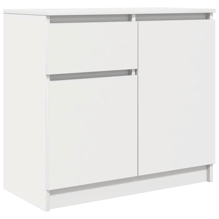 Bufetă cu sertar alb 71x35x65 cm din lemn prelucrat - WALTI WALTI