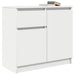 Bufetă cu sertar alb 71x35x65 cm din lemn prelucrat - WALTI WALTI