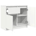Bufetă cu sertar alb 71x35x65 cm din lemn prelucrat - WALTI WALTI