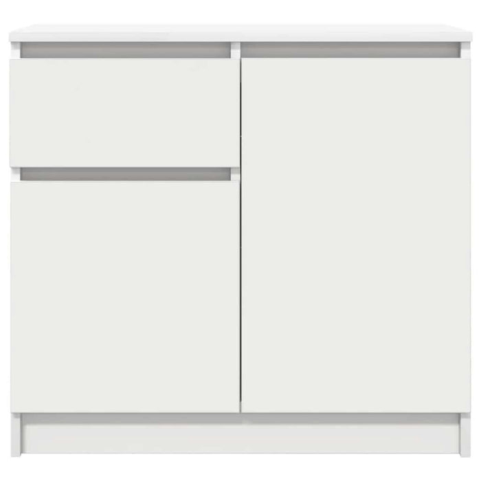 Bufetă cu sertar alb 71x35x65 cm din lemn prelucrat - WALTI WALTI