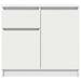Bufetă cu sertar alb 71x35x65 cm din lemn prelucrat - WALTI WALTI