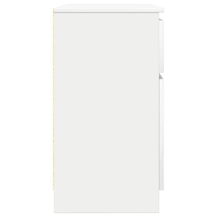 Bufetă cu sertar alb 71x35x65 cm din lemn prelucrat - WALTI WALTI