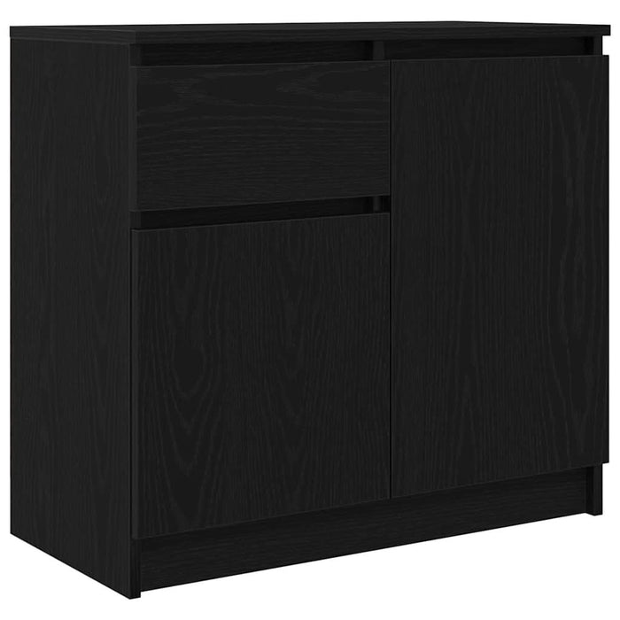 Bufetă cu sertar Stejar negru 71x35x65 cm Lemn prelucrat - WALTI WALTI