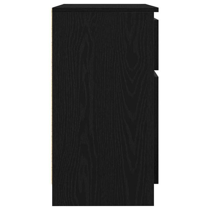 Bufetă cu sertar Stejar negru 71x35x65 cm Lemn prelucrat - WALTI WALTI